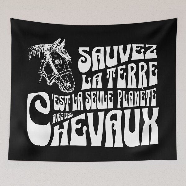 Item preview, Save the Earth, it's the only planet with horses - stickers designed and sold by Bird Design.
