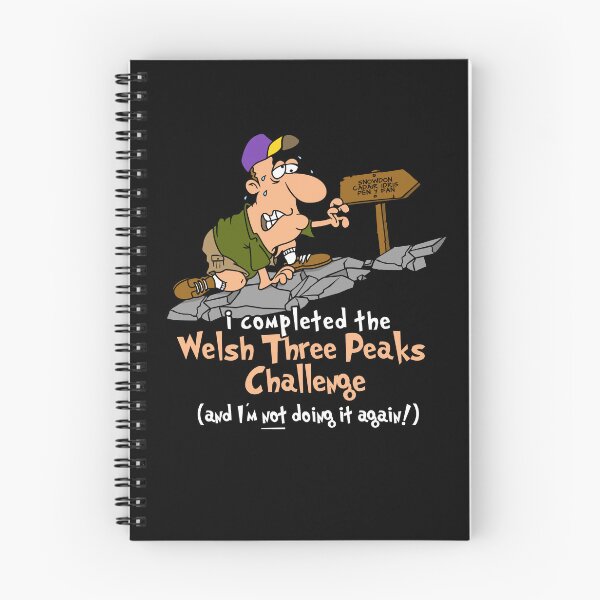 Item preview, I Completed The Welsh Three Peaks Challenge designed and sold by LegsMiserable.