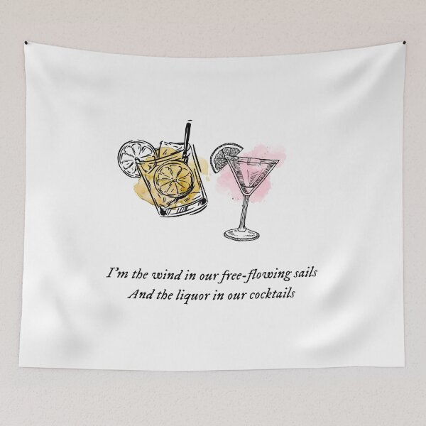 Item preview, I'm the wind in our free-flowing sails And the liquor in our cocktails  - Taylor Swift Mastermind designed and sold by bombalurina.