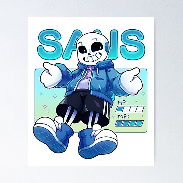 Cross Sans Design  Poster for Sale by Bones Hernandez
