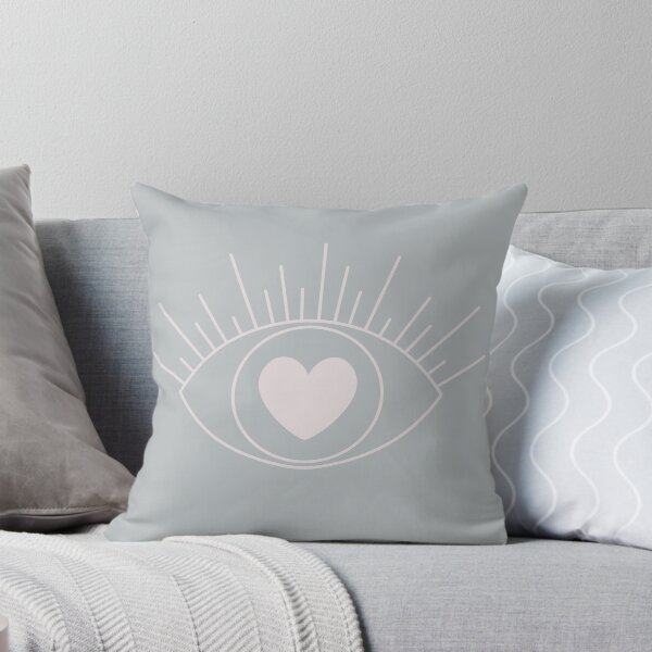 Item preview, Magical Mysterious Aesthetic Indie Style Pretty Heart Eye Muted Teal designed and sold by scorpiolane.