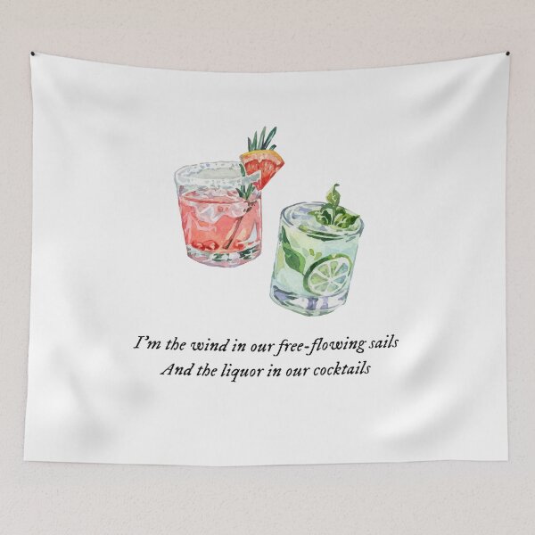 Item preview, I'm the wind in our free-flowing sails And the liquor in our cocktails  - Taylor Swift Mastermind designed and sold by bombalurina.
