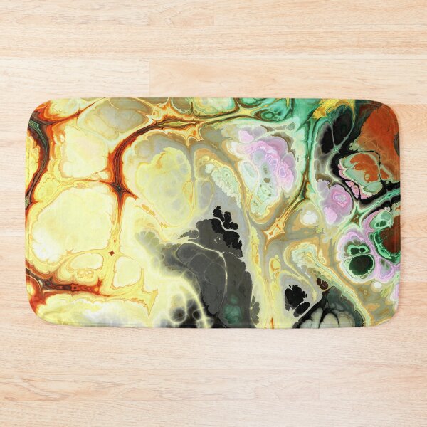 Item preview, Marble Yellow Turquoise designed and sold by RockBeeDesigns.