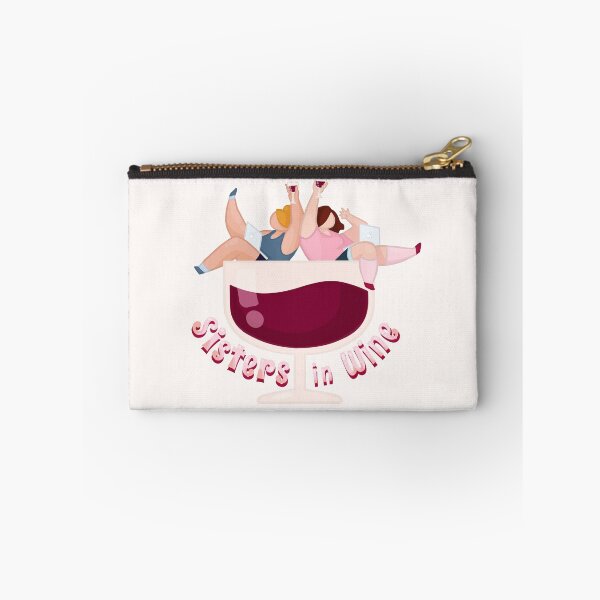 Item preview, Sisters in Wine - Funny Wine Stickers Kawaii Style designed and sold by Zuza Makes.