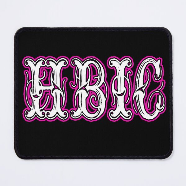 Item preview, HBIC vintage letters pink designed and sold by artbyomega.