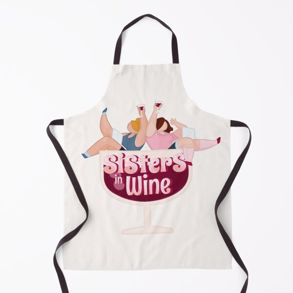 Item preview, Sisters in Wine - Funny Wine Stickers Kawaii Style designed and sold by Zuza Makes.