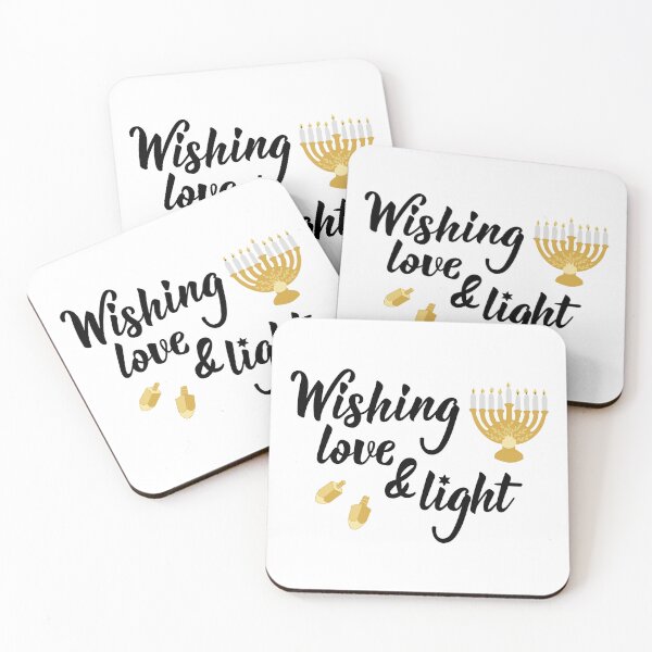 Item preview, Wishing love and light. Hanukkah print. designed and sold by pidzam4e.