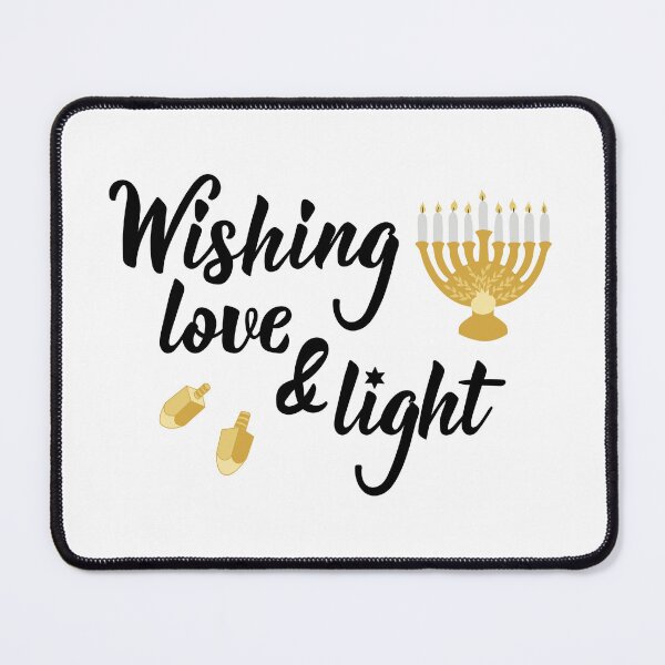 Item preview, Wishing love and light. Hanukkah print. designed and sold by pidzam4e.