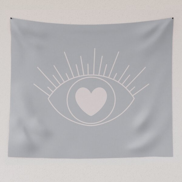 Item preview, Magical Mysterious Aesthetic Indie Style Pretty Heart Eye Stone Blue designed and sold by scorpiolane.