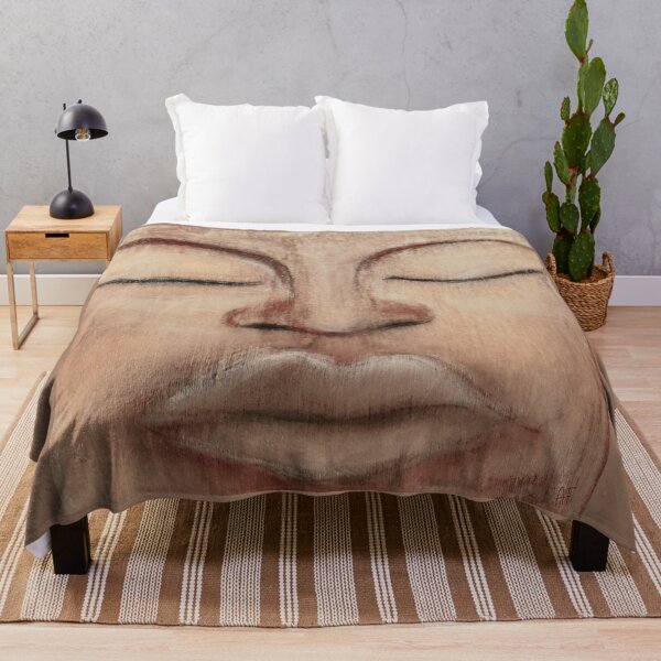 Item preview, Buddha - Indifferent Silence painted on wood designed and sold by Anke Franikowski.