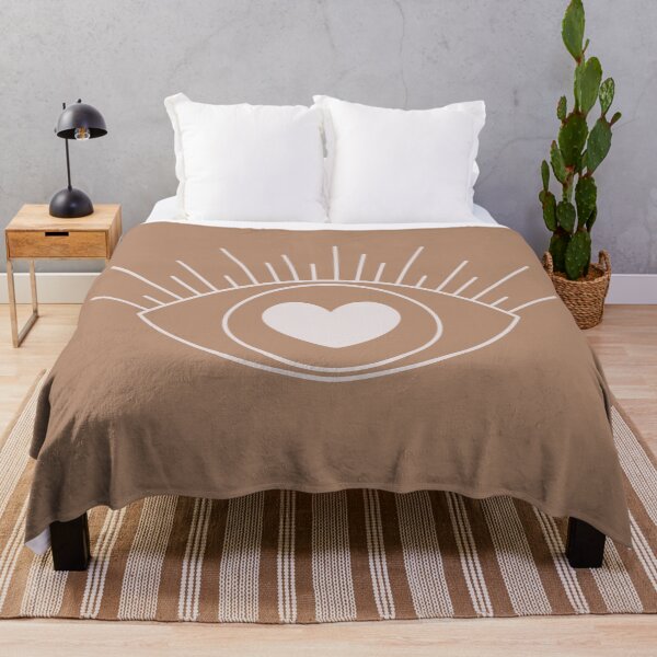 Item preview, Magical Mysterious Aesthetic Indie Style Pretty Heart Eye Brown designed and sold by scorpiolane.