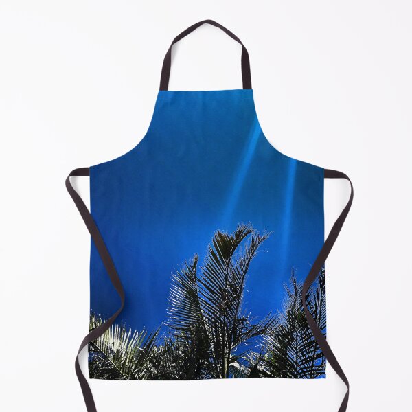 Item preview, Tropical Palm Fronds - Coastal Blue - Summer Sun Streaks - Tropicalcore designed and sold by Beachy.
