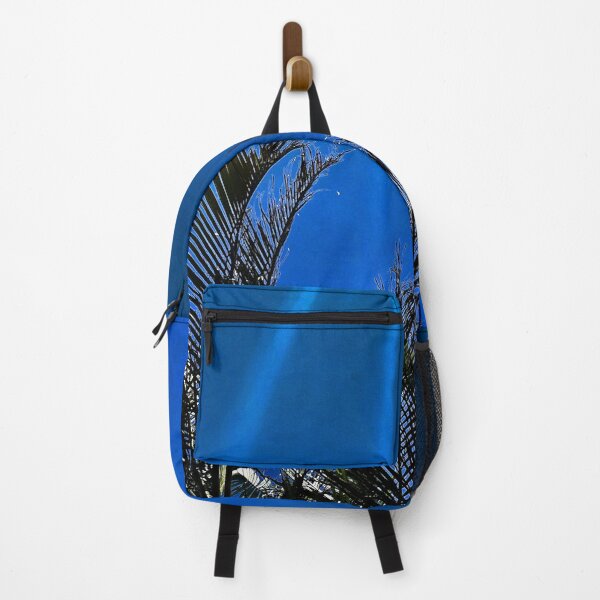 Item preview, Tropical Palm Fronds - Coastal Blue - Summer Sun Streaks - Tropicalcore designed and sold by Beachy.