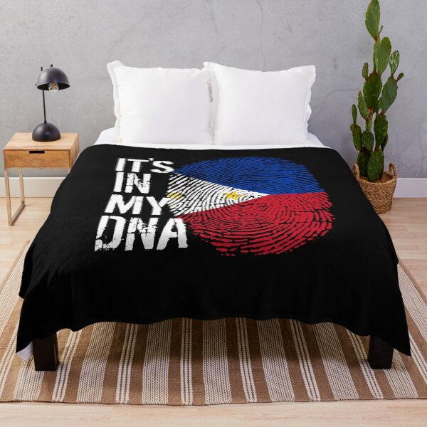 Artikelvorschau, Philippinen Flagge Fingerabdruck - It's in my DNA philippinisch entworfen und verkauft von PartyShirts1.