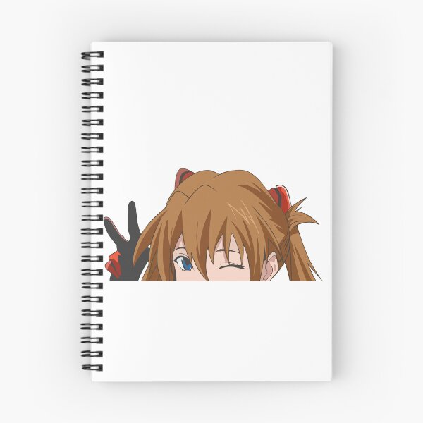 Item preview, Asuka Langley Soryu Peeker Peace designed and sold by hazemham.