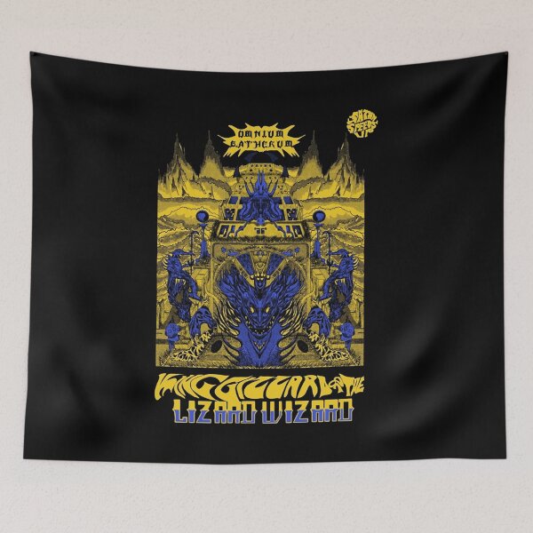 Aperçu de l'œuvre Polygondwanaland King Gizzard et The Lizard Wizard Tour Poster créée et vendue par AlexanMitchell.