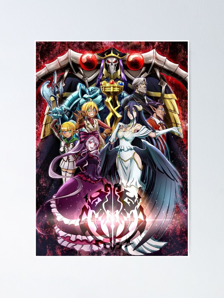  Overlord Anime  Poster  by Puigx Redbubble