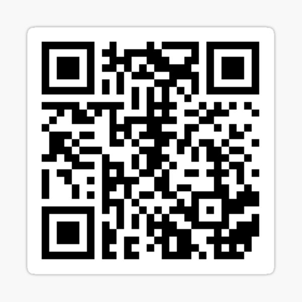 Item preview, rickroll qr code designed and sold by Style  Avenue.