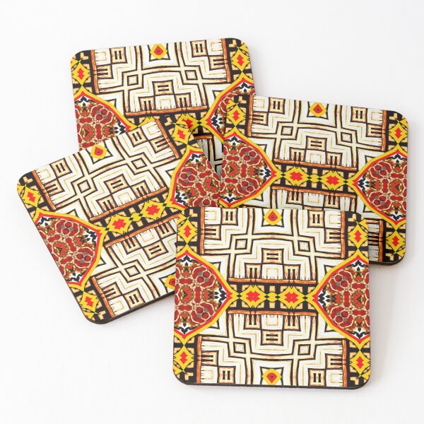 Item preview, LET'S CELEBRATE  NATIVE AMERICAN  HERITAGE MONTH -  GREAT ABSTRACT TRIBAL PAINTINGS PATTERN FROM THE NATIVE AMERICAN ART HERITAGE - PERFECT CHRISTMAS GIFT FOR COLLECTORS. designed and sold by Ralek.