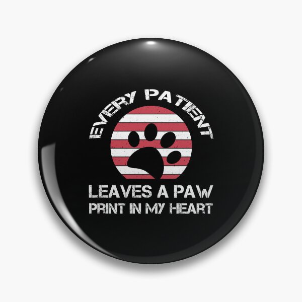 Item preview, Every Patient Leaves a paw print in my heart designed and sold by Tshirty10.