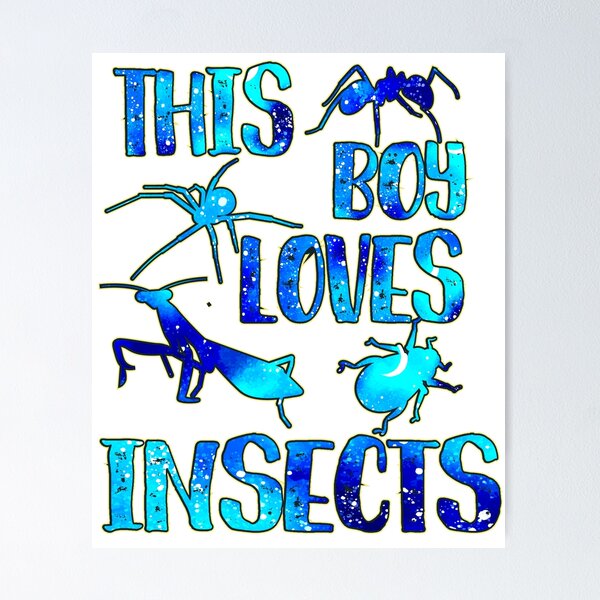 Item preview, This boy loves insects designed and sold by PrettyPittie Shop.