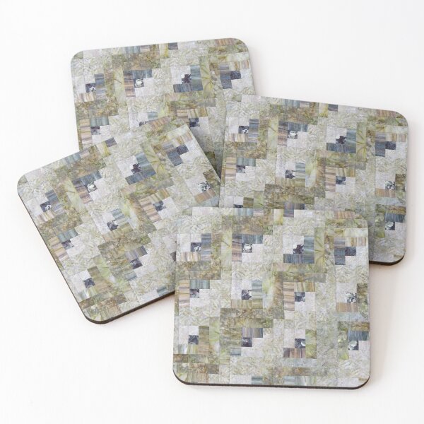 Item preview, Foggy Morning Log Cabin Quilt designed and sold by Jean Gregory Evans.