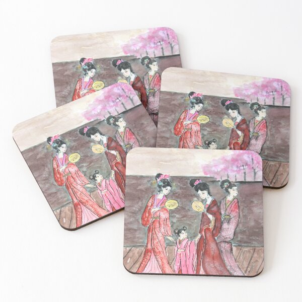 Item preview, four ancient oriental beauties ancient ladies designed and sold by ColorandColor.