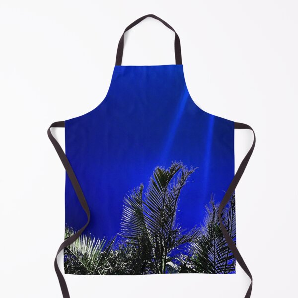 Item preview, Palm Leaves - Vivid Deep Ocean Blue - Summer Sun Streaks - Tropicalcore designed and sold by Beachy.