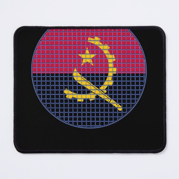 Item preview, Angola Flag Rounded - Squares Pixel Classic T-Shirt designed and sold by BibiSchipper.