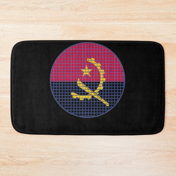 Item preview, Angola Flag Rounded - Squares Pixel Classic T-Shirt designed and sold by BibiSchipper.