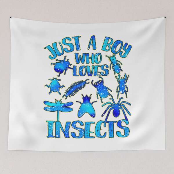 Item preview, Just a boy who loves insects designed and sold by PrettyPittie Shop.
