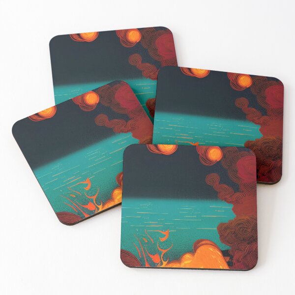 Item preview, flaming comets designed and sold by OverAltruist.