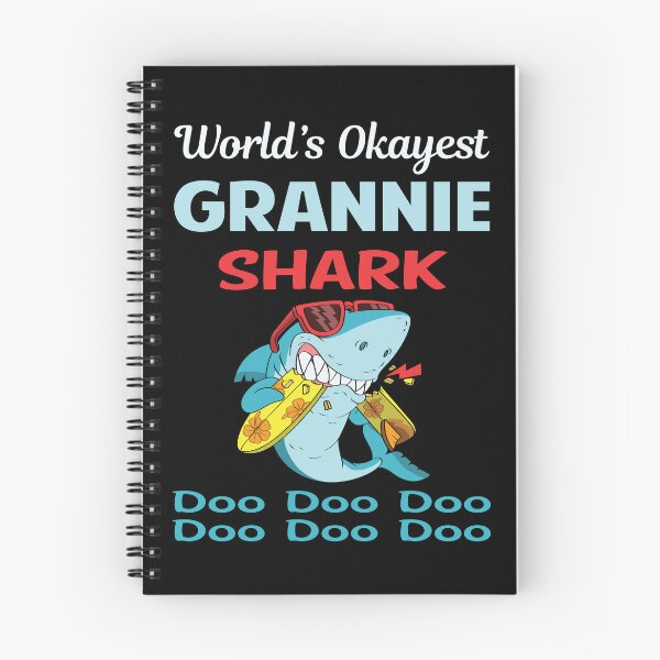 Item preview, Funny Shark GRANNIE designed and sold by StoreHornedFace.