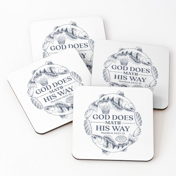 Item preview, God Does Math His Way Matthew 14 Verse 13 - 21 | Story of Five 5 Loaves And Two 2 Fishes | Thanksgiving | God Shall Supply | Miracle designed and sold by MJDezigns.