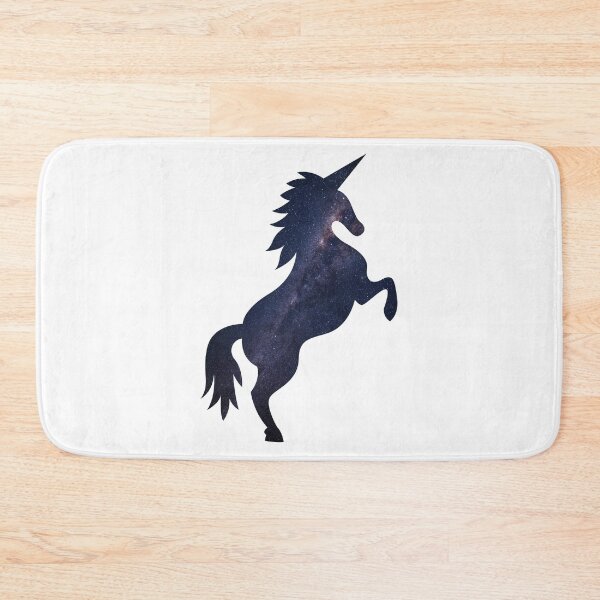 Item preview, Glowing milky way on dark sky Unicorn - Cute Unicorn designed and sold by BopleDesigns.