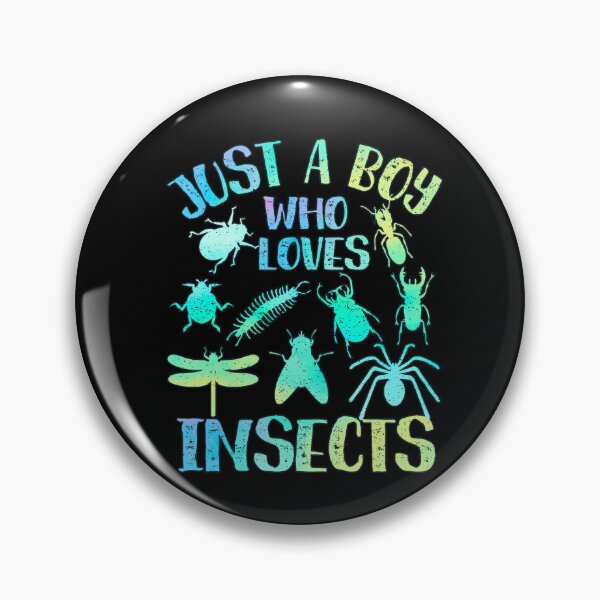 Item preview, Just a boy who loves insects designed and sold by PrettyPittie Shop.