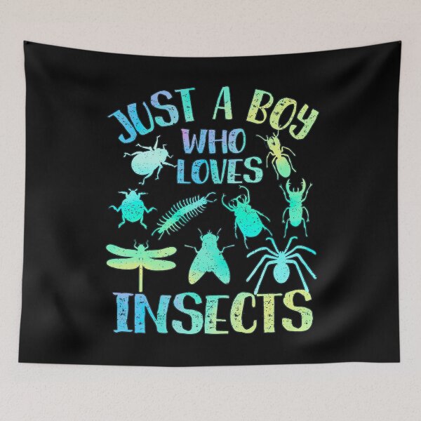 Item preview, Just a boy who loves insects designed and sold by PrettyPittie Shop.