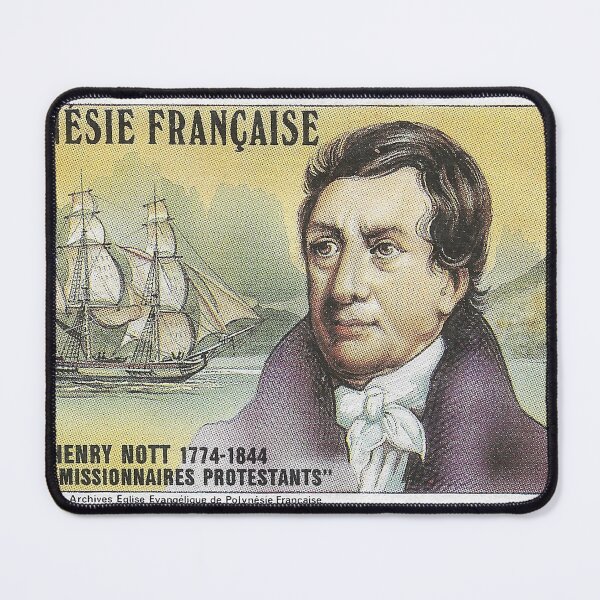 Item preview, Vintage French Polynesia 1988 Stamp of Pastor Henry NOTT designed and sold by yousufi.