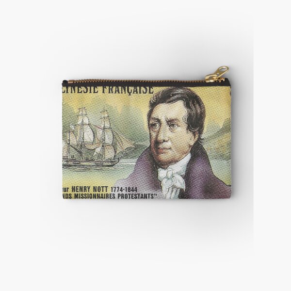 Item preview, Vintage French Polynesia 1988 Stamp of Pastor Henry NOTT designed and sold by yousufi.