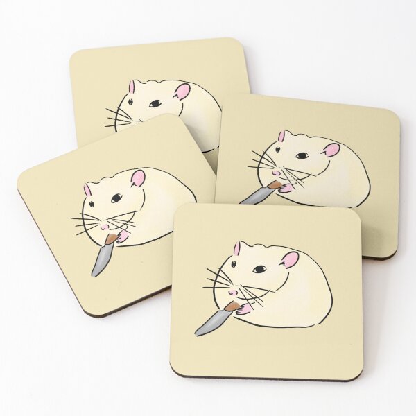 Item preview, Hamster with knife designed and sold by personpotato.