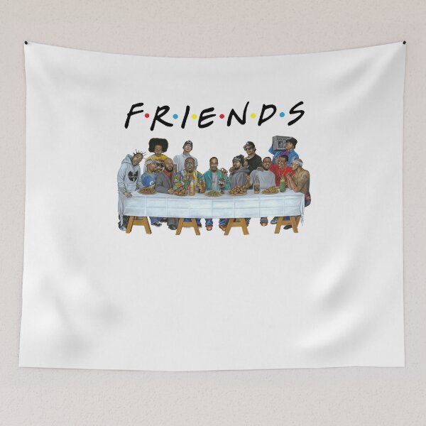 Item preview, American Rappers FRÍÉNDS Tv Show Movie Music White designed and sold by mazzeisalingf.