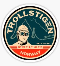 Trollstigen 1 - The Troll Road Norway Sticker