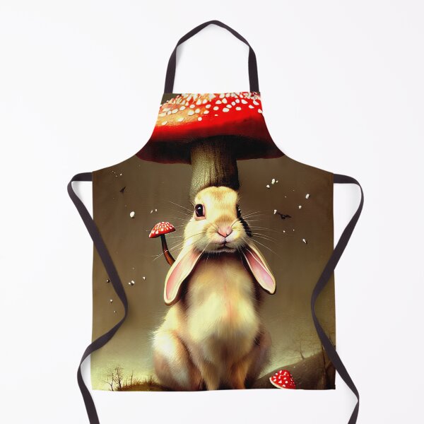 Item preview, Rabbit in a fashionable fly agaric hat designed and sold by GorinART.