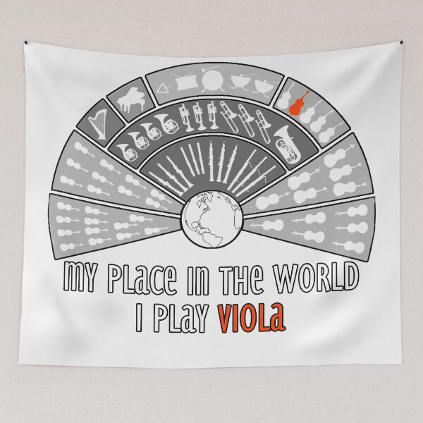 Item preview, I play VIOLA. Exclusive design for VIOLISTS! designed and sold by MINDTHECHERRY.
