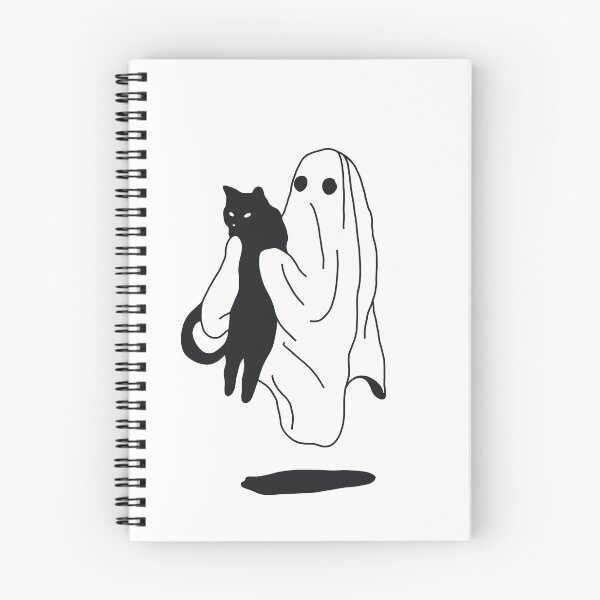 Item preview, ghost with a cat designed and sold by ventumpluviam.