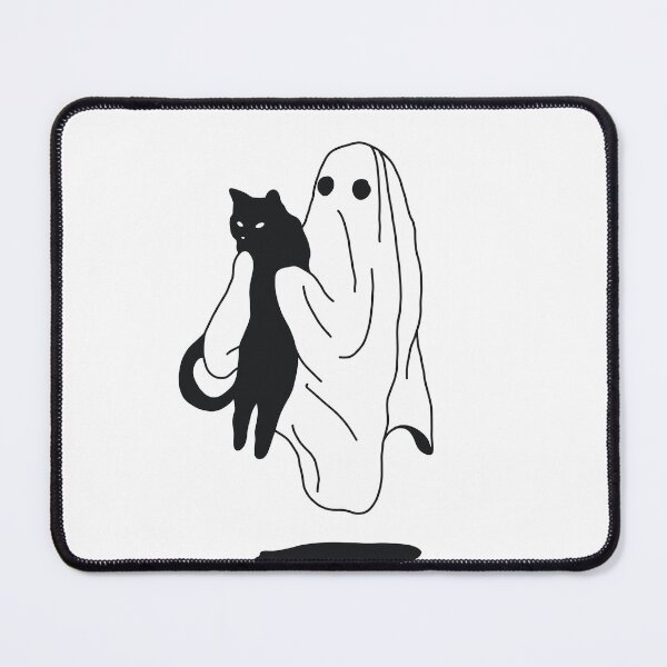 Item preview, ghost with a cat designed and sold by ventumpluviam.