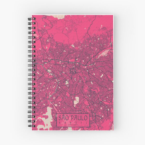 Item preview, Sao Paulo City Map of Brazil - Blossom designed and sold by deMAP.