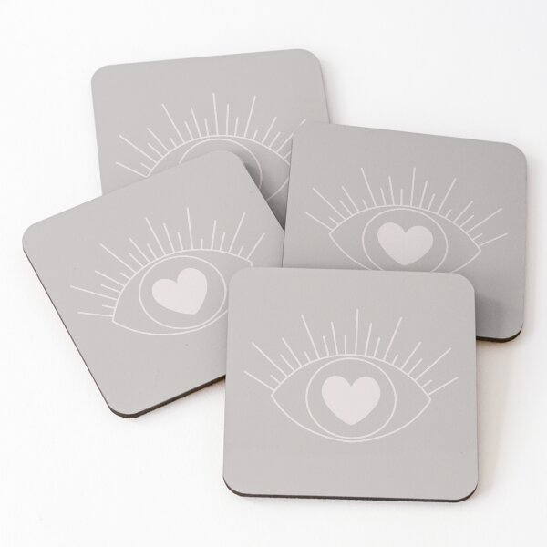 Item preview, Magical Mysterious Aesthetic Indie Style Pretty Heart Eye Taupe designed and sold by scorpiolane.