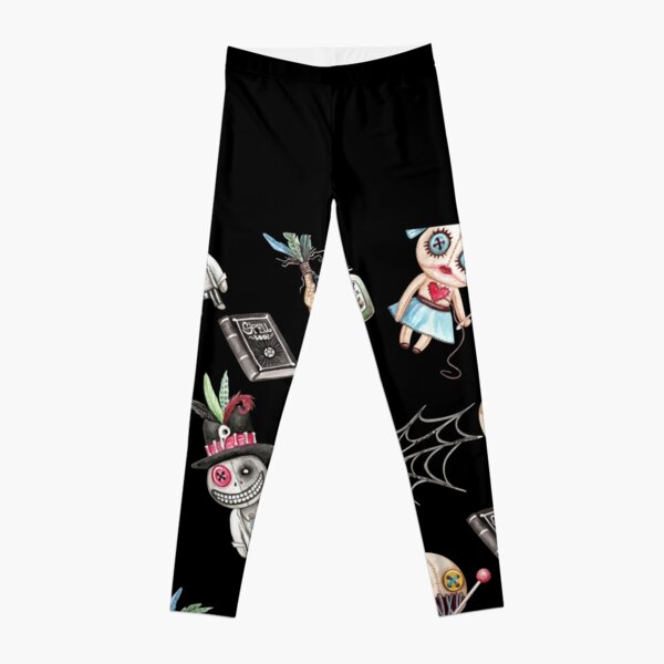 Voodoo doll Leggings for Sale by Gabi Tolgyesi