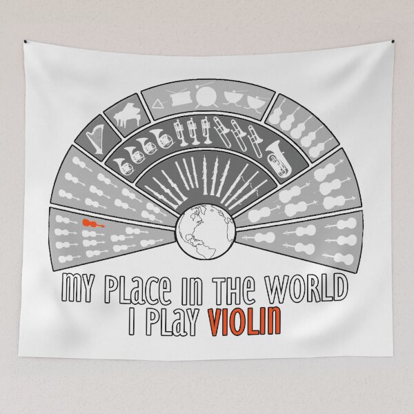 Item preview, I play VIOLIN. Exclusive design for VIOLINISTS! designed and sold by MINDTHECHERRY.